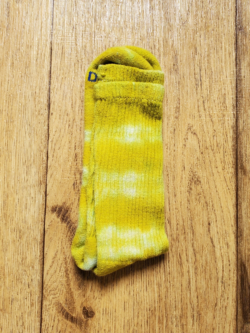 Gildan Yellow Tie-Dye Crew Socks - Men